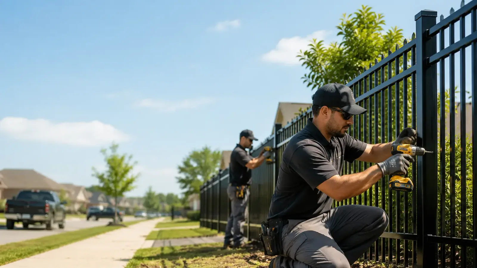 Metal Fence Installation in Montalba, TX
